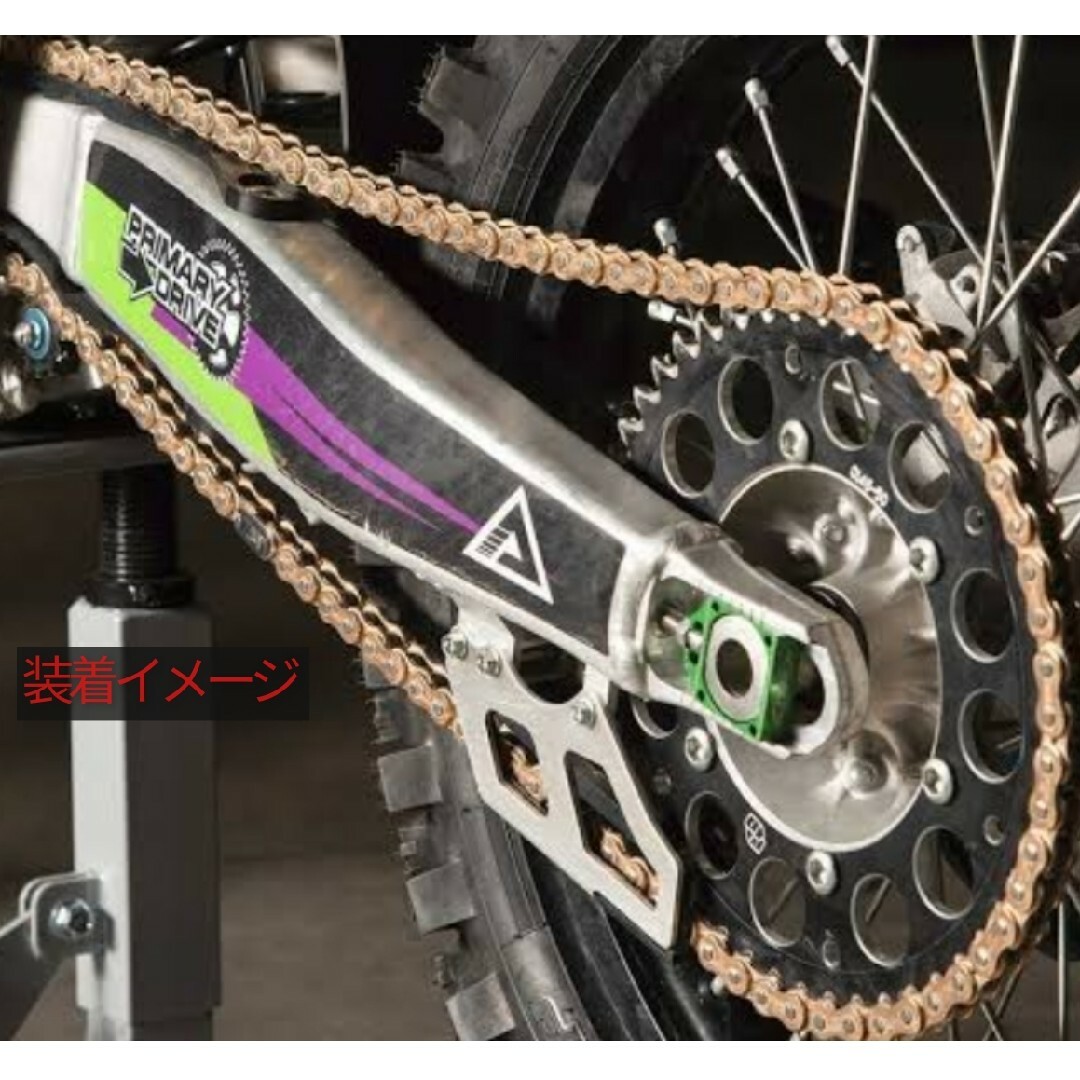 【最安値!】530-120L　バイクチェーン　フルゴールド　クリップ付属 自動車/バイクのバイク(パーツ)の商品写真