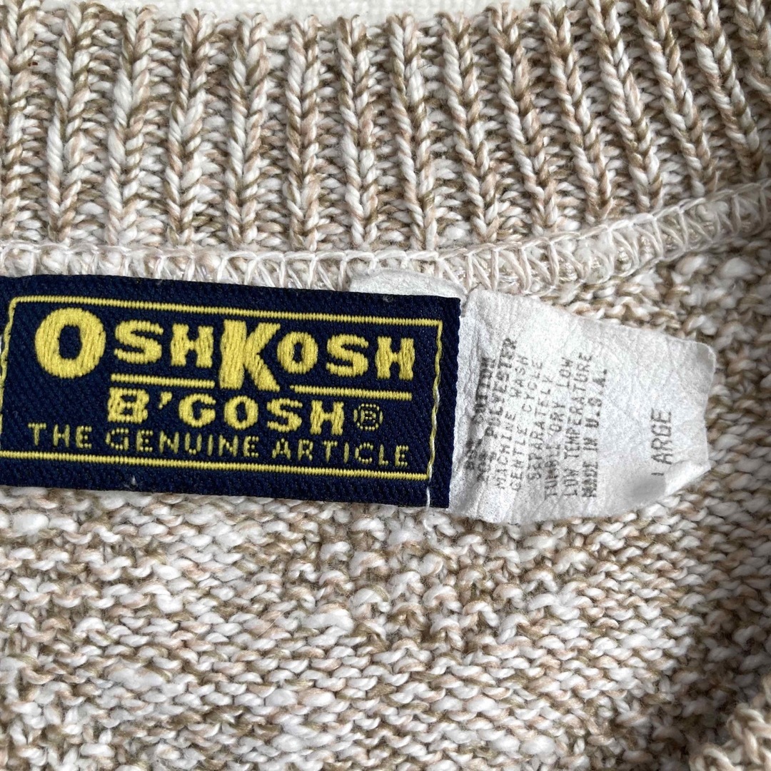 OshKosh(オシュコシュ)の80s〜90s USA製 OSHKOSH B'GOSH コットンニットセーター メンズのトップス(ニット/セーター)の商品写真