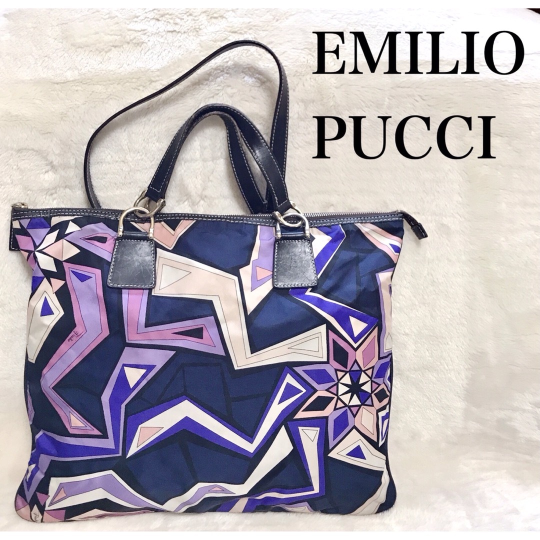 EMILIO PUCCI - EMILIO PUCCI 2way マルチカラー トートバッグ ...