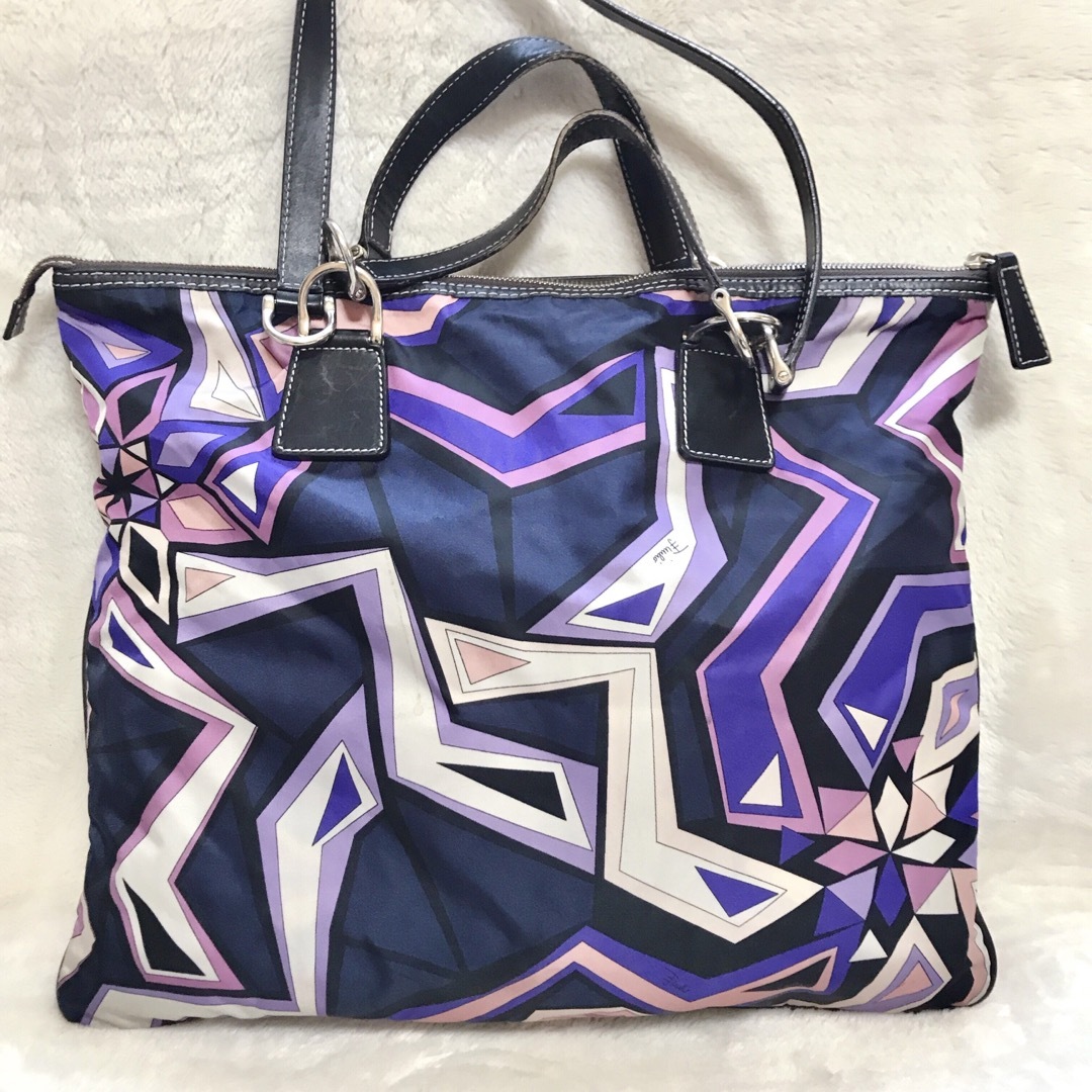 EMILIO PUCCI - EMILIO PUCCI 2way マルチカラー トートバッグ ...