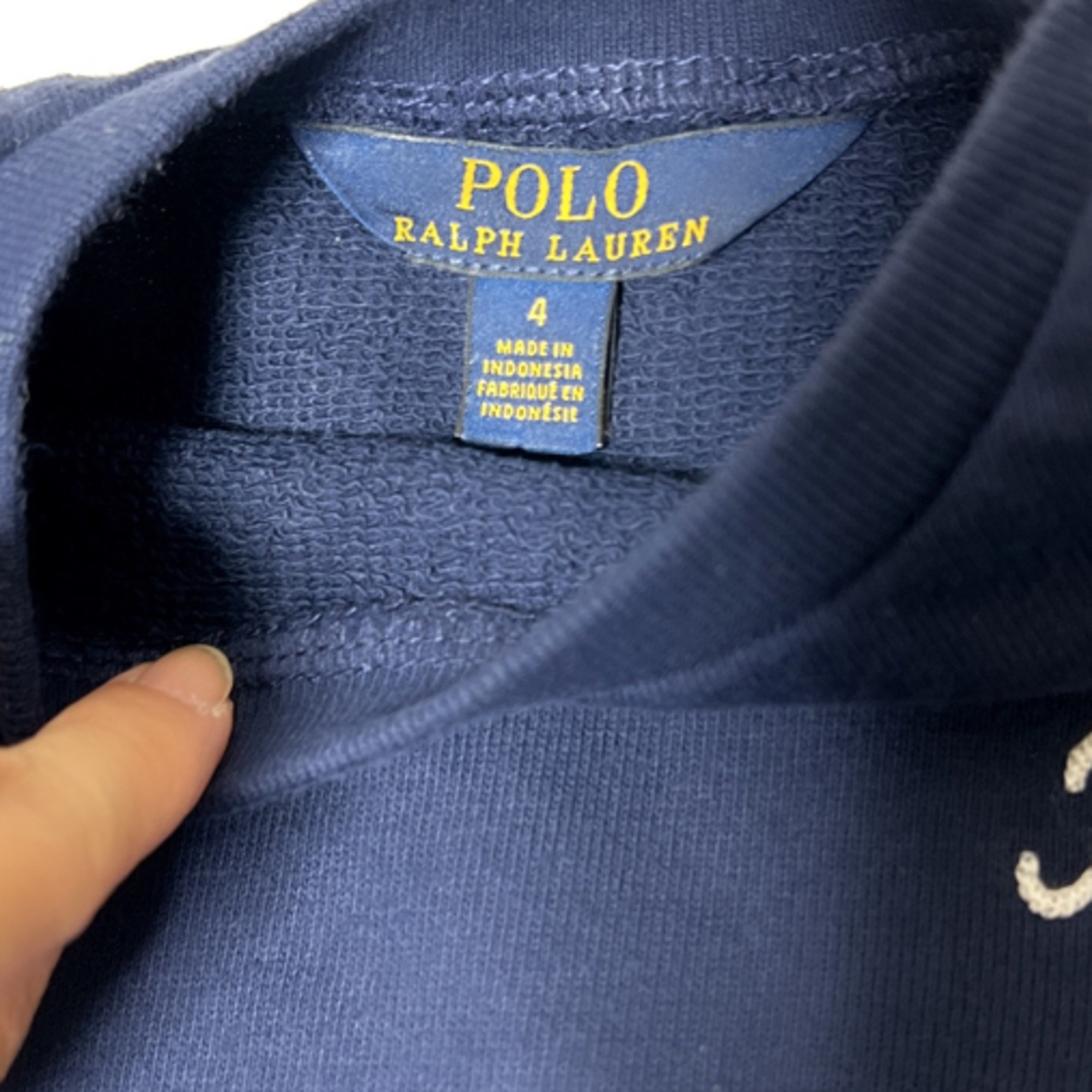 Ralph Lauren(ラルフローレン)のラルフローレン ワンピース シャツドッキングワンピース 110 国内百貨店購入品 キッズ/ベビー/マタニティのキッズ服女の子用(90cm~)(ワンピース)の商品写真