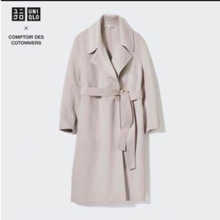 ユニクロ(UNIQLO)の完売UNIQLO ダブルフェイスラップコート(ロングコート)