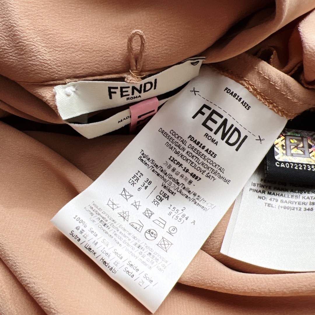 FENDI - 極美品 FENDI フェンディ べっ甲カフス付 ブラウス ベルト付