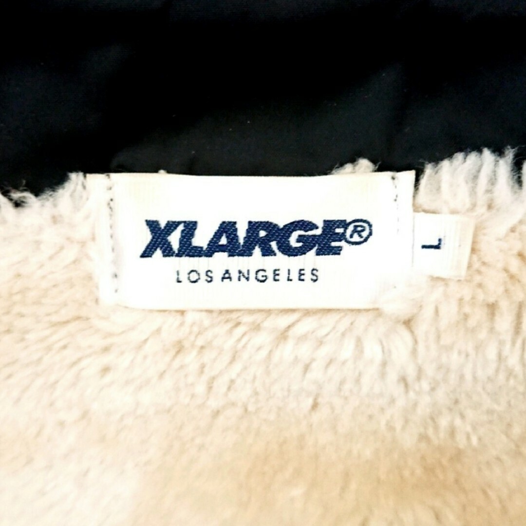 xlarge エクストララージ 裏ボア コーチ ジャケット M 両面 刺繍 ロゴ