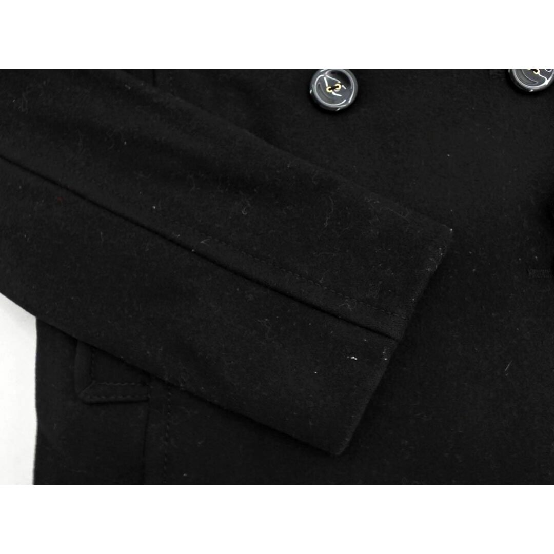 Spick & Span(スピックアンドスパン)のSpick & Span スピック＆スパン ウール混 ピー コート size36/黒 ◆■ レディース レディースのジャケット/アウター(ピーコート)の商品写真