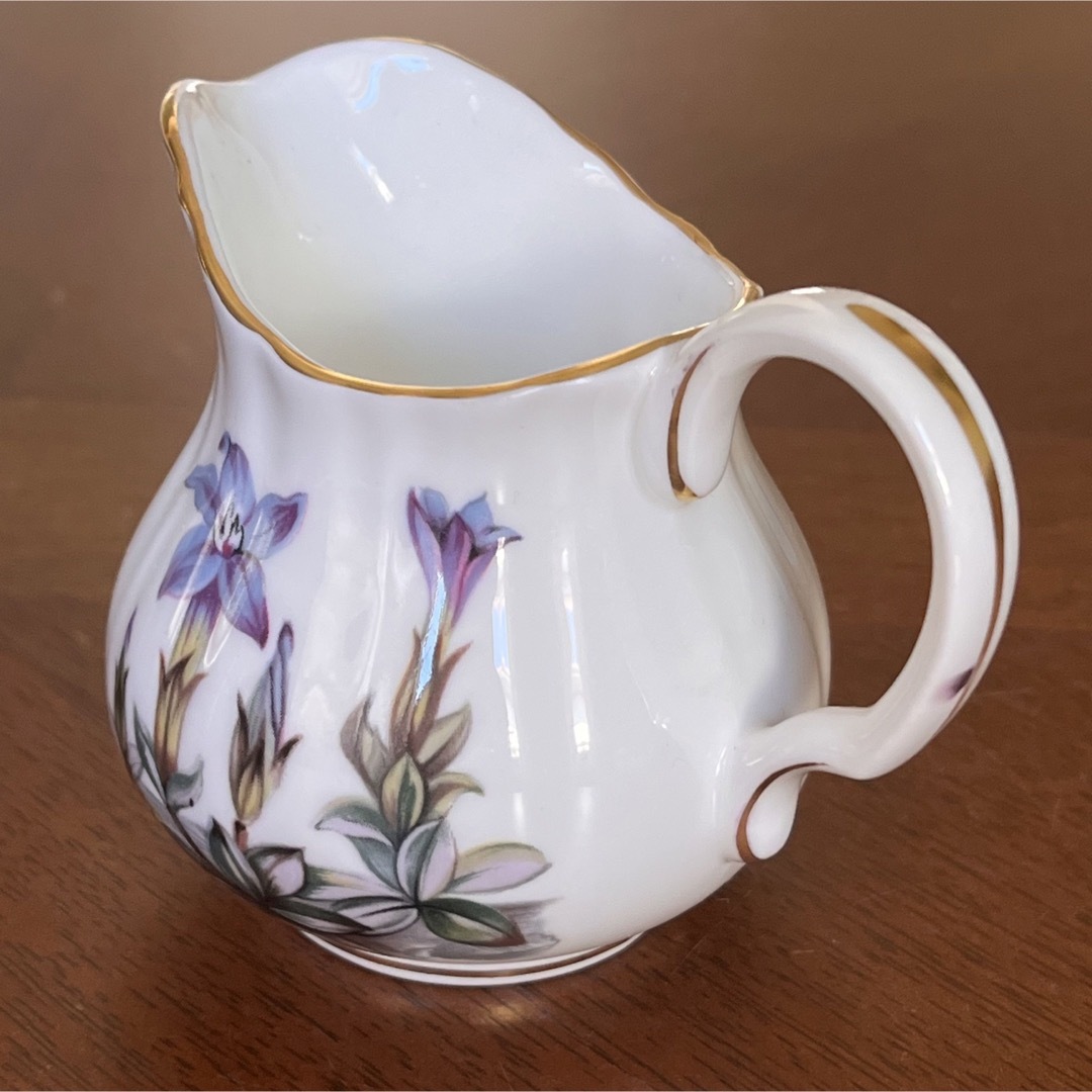 Royal Worcester(ロイヤルウースター)の【レア美品】ロイヤルウースター★Early Spring★シュガー＆クリーマー インテリア/住まい/日用品のキッチン/食器(食器)の商品写真