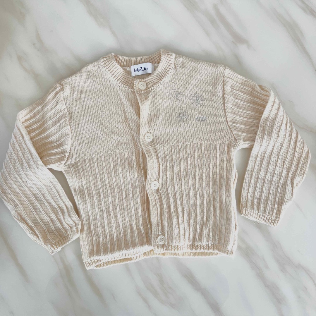 baby Dior ベビーディオール カーディガン カシミヤ混-