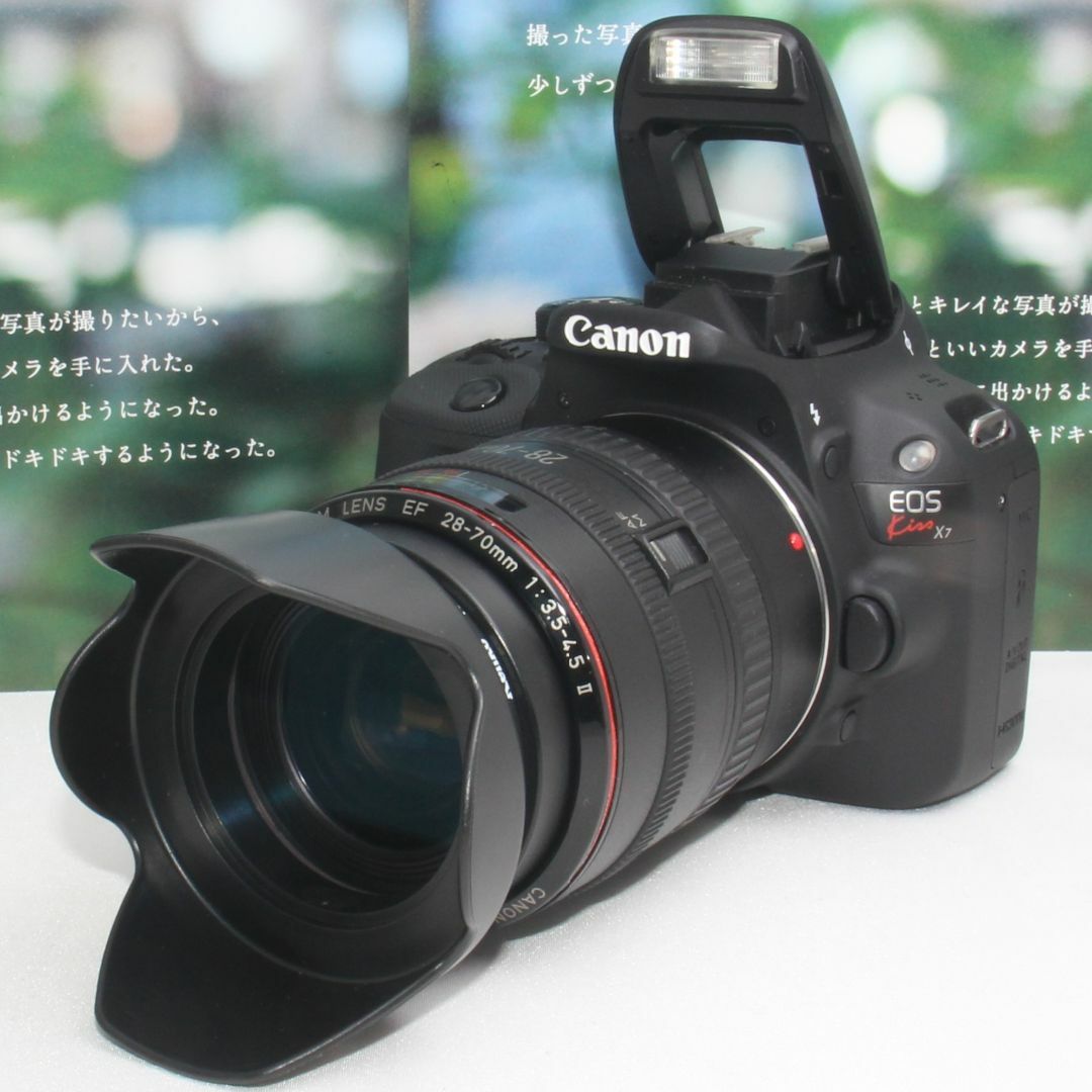 ❤️予備バッテリー付き❤️Canon EOS kiss X7 望遠レンズセット-