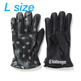 Harley Davidson - challenger  BANDANA LEATHER GLOVE サイズL