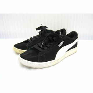 プーマ(PUMA)のPUMA◆プーマ フェイクファー スエード スニーカー レディース 24.5(スニーカー)