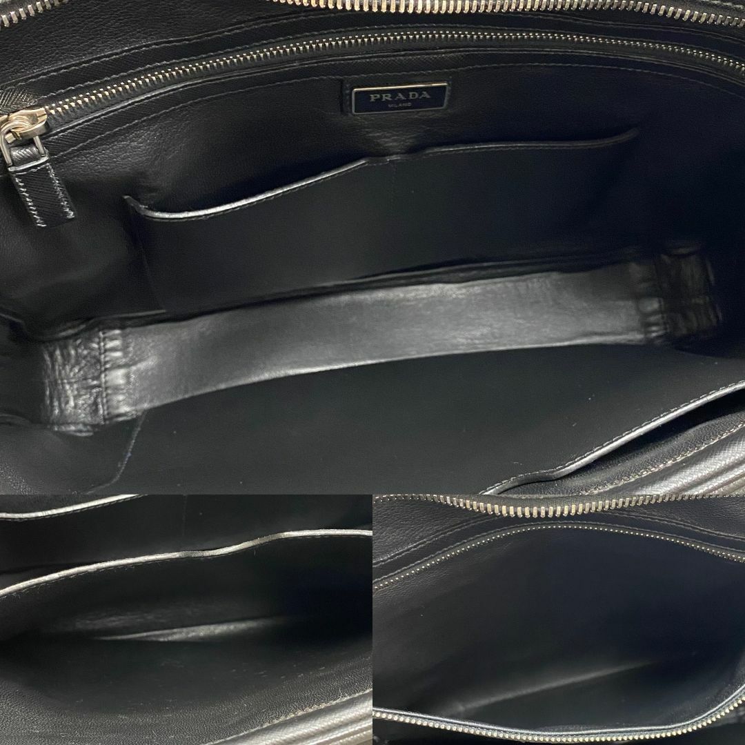 PRADA(プラダ)の未使用に近い★　プラダ　サフィアーノ　2way　ビジネスバッグ　黒 メンズのバッグ(ビジネスバッグ)の商品写真