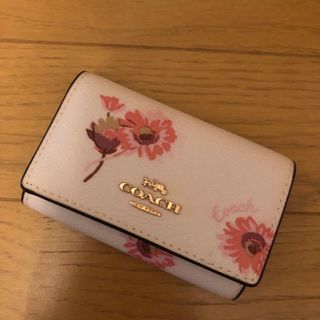 コーチ(COACH)の新品未使用 コーチ  花柄 キーケース 正規品(キーケース)