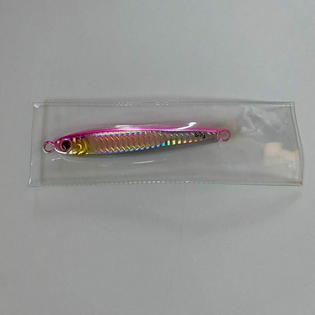 鉄板リードフィッシュルアーベイト 海釣り 船釣り フィッシュ 魚 80g スポーツ/アウトドアのフィッシング(ルアー用品)の商品写真