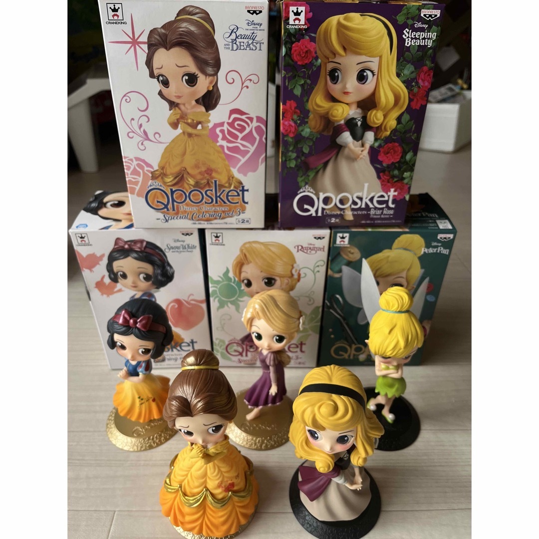 【美品】Q posket キューポスケット プリンセス セット 箱付 【美品】Q posket キューポスケット プリンセス セット 箱付