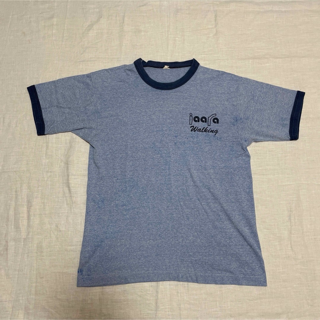 SCREEN STARS(スクリーンスターズ)の80's ヴィンテージ screen starsリンガーTシャツ トリム 古着 メンズのトップス(Tシャツ/カットソー(半袖/袖なし))の商品写真
