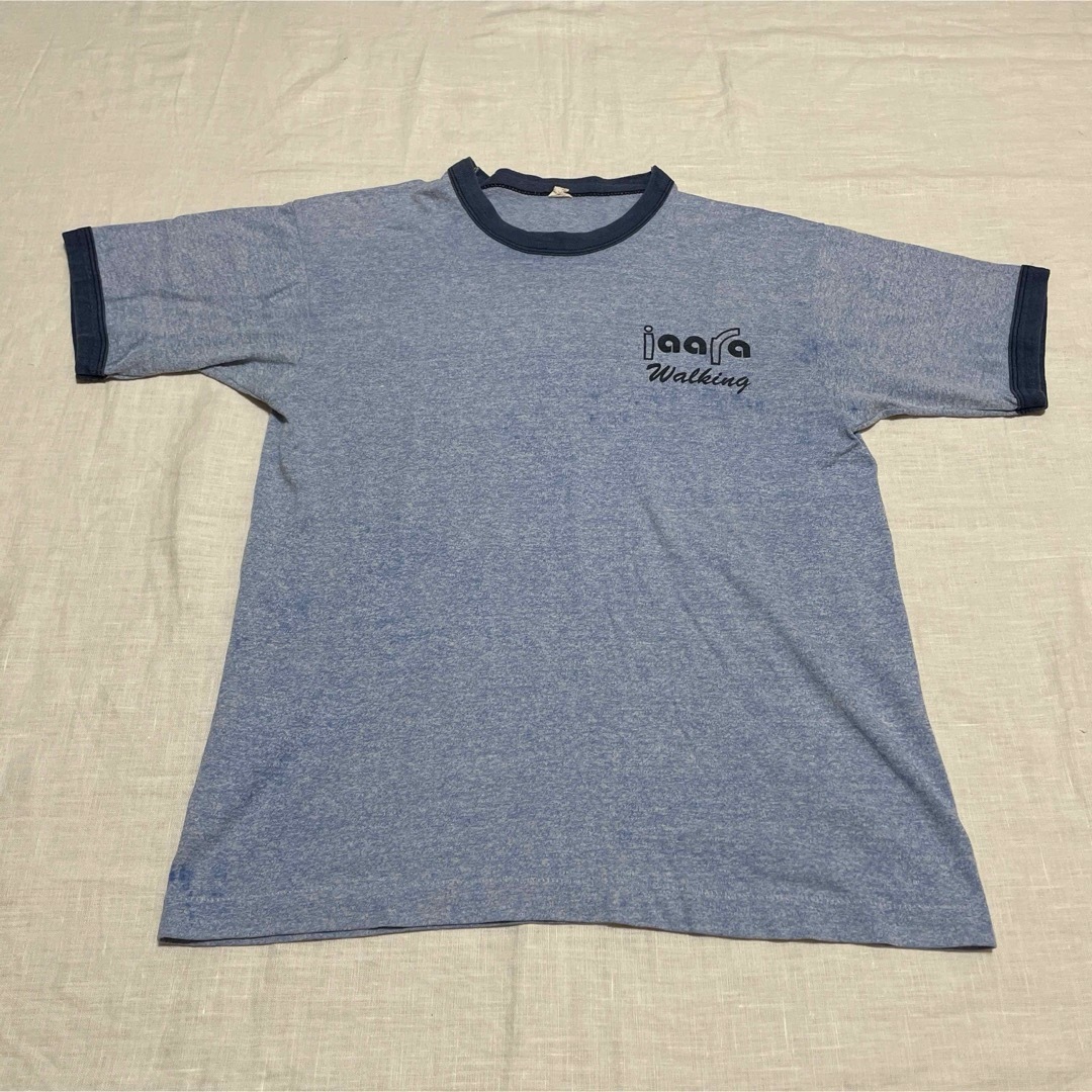 SCREEN STARS(スクリーンスターズ)の80's ヴィンテージ screen starsリンガーTシャツ トリム 古着 メンズのトップス(Tシャツ/カットソー(半袖/袖なし))の商品写真