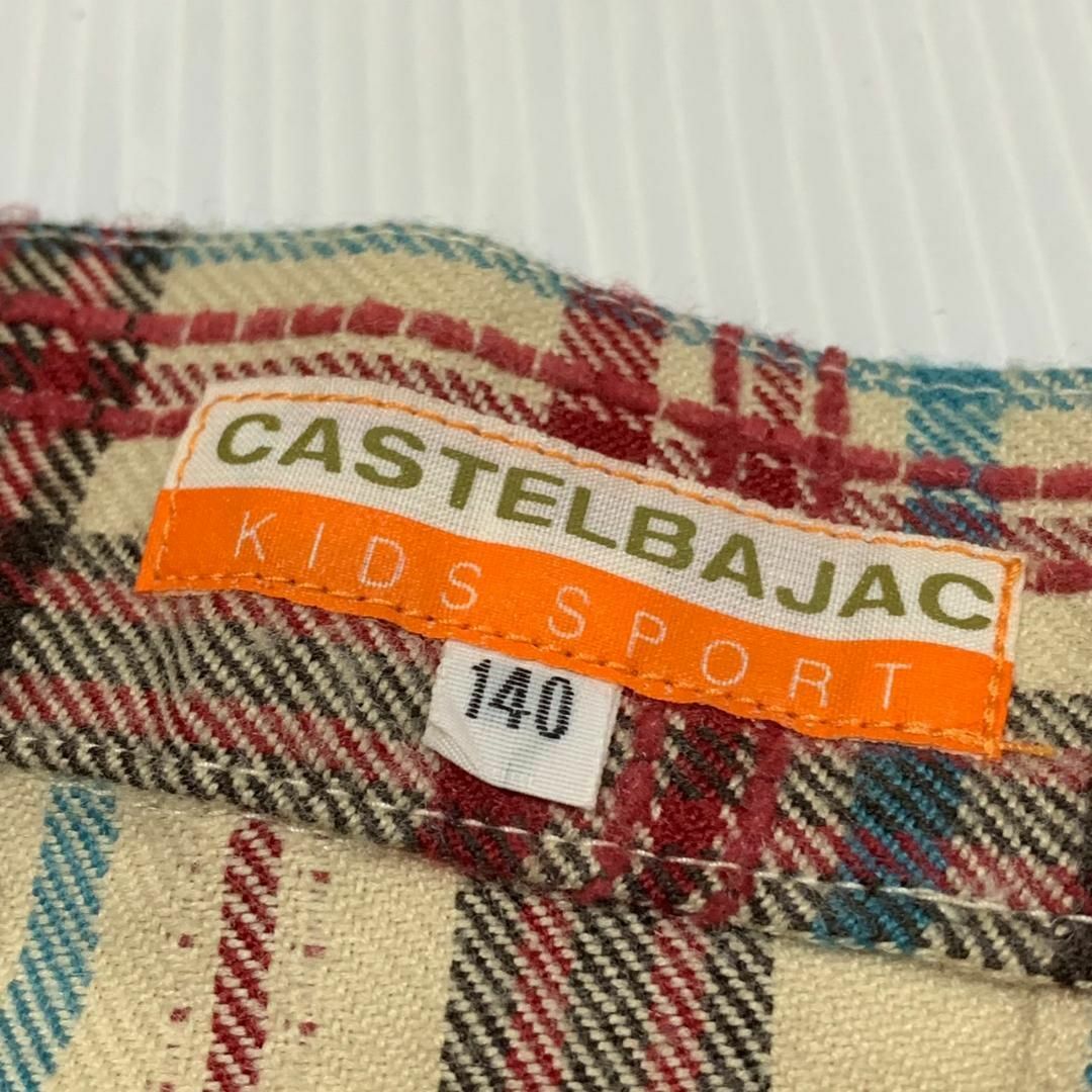 CASTELBAJAC(カステルバジャック)のCASTELBAJAC KIDS SPORT チェック柄 スカート 子供 キッズ キッズ/ベビー/マタニティのキッズ服女の子用(90cm~)(スカート)の商品写真