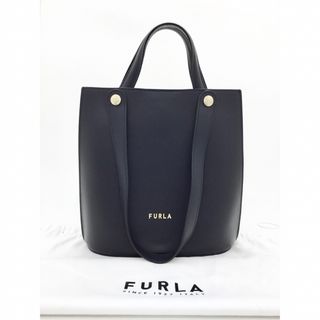 フルラ(Furla)の美品　フルラ　FURLA　ムーサ　S　ミニトート　2WAY　ショルダーバッグ　黒(トートバッグ)