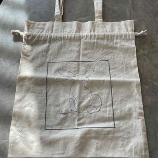 GYPSOPHILA   gypsohila picnic bagMホワイト リボンバッグの通販 by