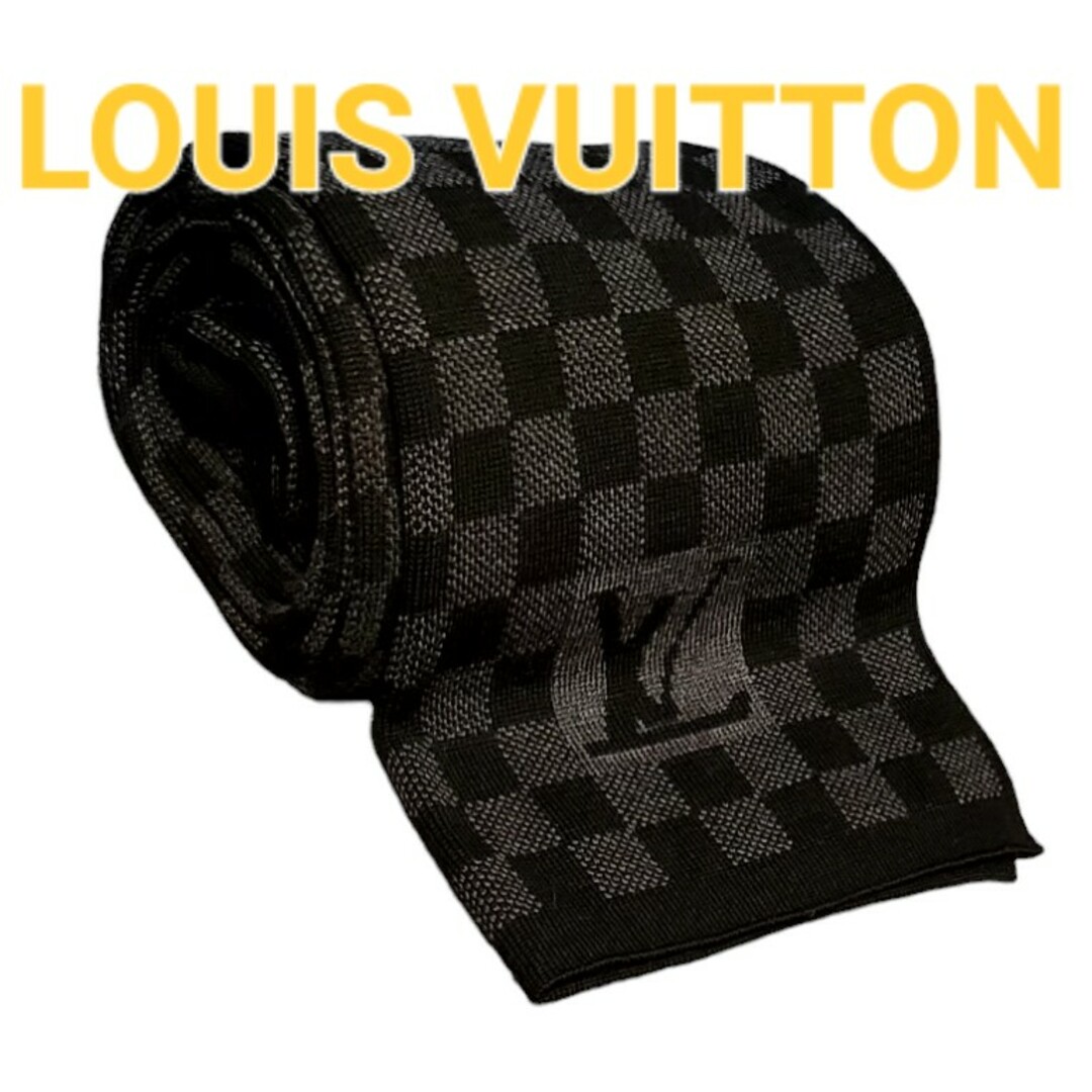 LOUIS VUITTON(ルイヴィトン)のルイヴィトン/LOUISVUITTONダミエWOOLマフラー メンズのファッション小物(マフラー)の商品写真