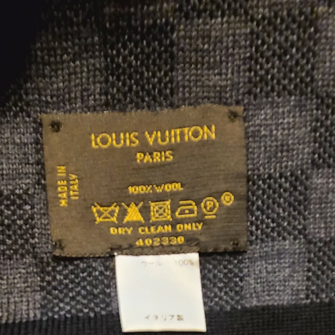 LOUIS VUITTON(ルイヴィトン)のルイヴィトン/LOUISVUITTONダミエWOOLマフラー メンズのファッション小物(マフラー)の商品写真