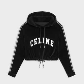 セリーヌ(celine)のCELINE クロップドフーディー(パーカー)