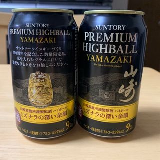 サントリー - 山崎 プレミアム ハイボール 缶 350ml 2本セットの通販 ...