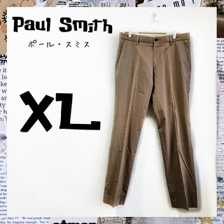 Paul Smith ナイロン混 1タックウールスラックスパンツ 黒 /R484