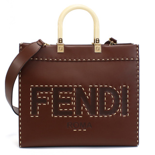 フェンディ(FENDI)のFENDI フェンディ 8BH386 トートバッグ ブラウン系 レディース(トートバッグ)