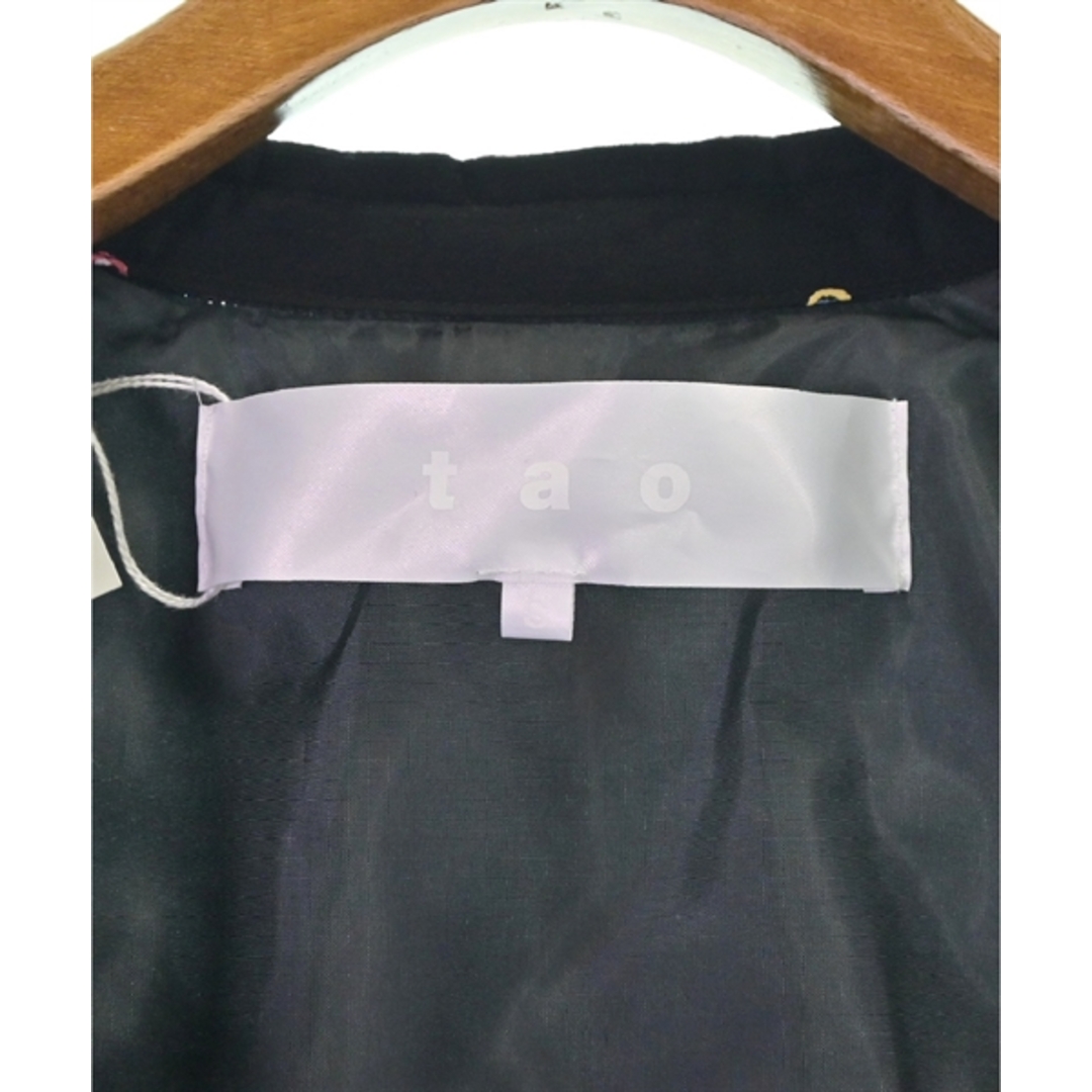 TAO タオ コート（その他） S 黒x青xピンク等(総柄) 【古着】【中古】 レディースのジャケット/アウター(その他)の商品写真