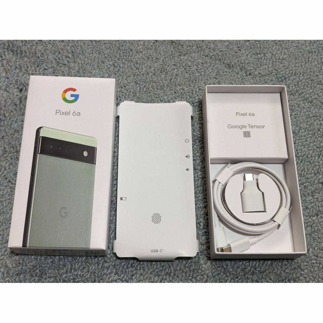 新品 Google Pixel6a au版 128GB SIMフリー Sage