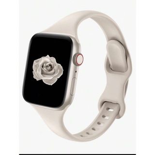アップルウォッチ(Apple Watch)の★セール価格★Apple Watch バンド スリム型ベージュ(腕時計)