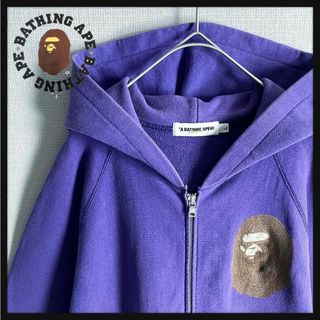 ape  フルzipパーカー　マイロ　L 茶色　bape パーカー