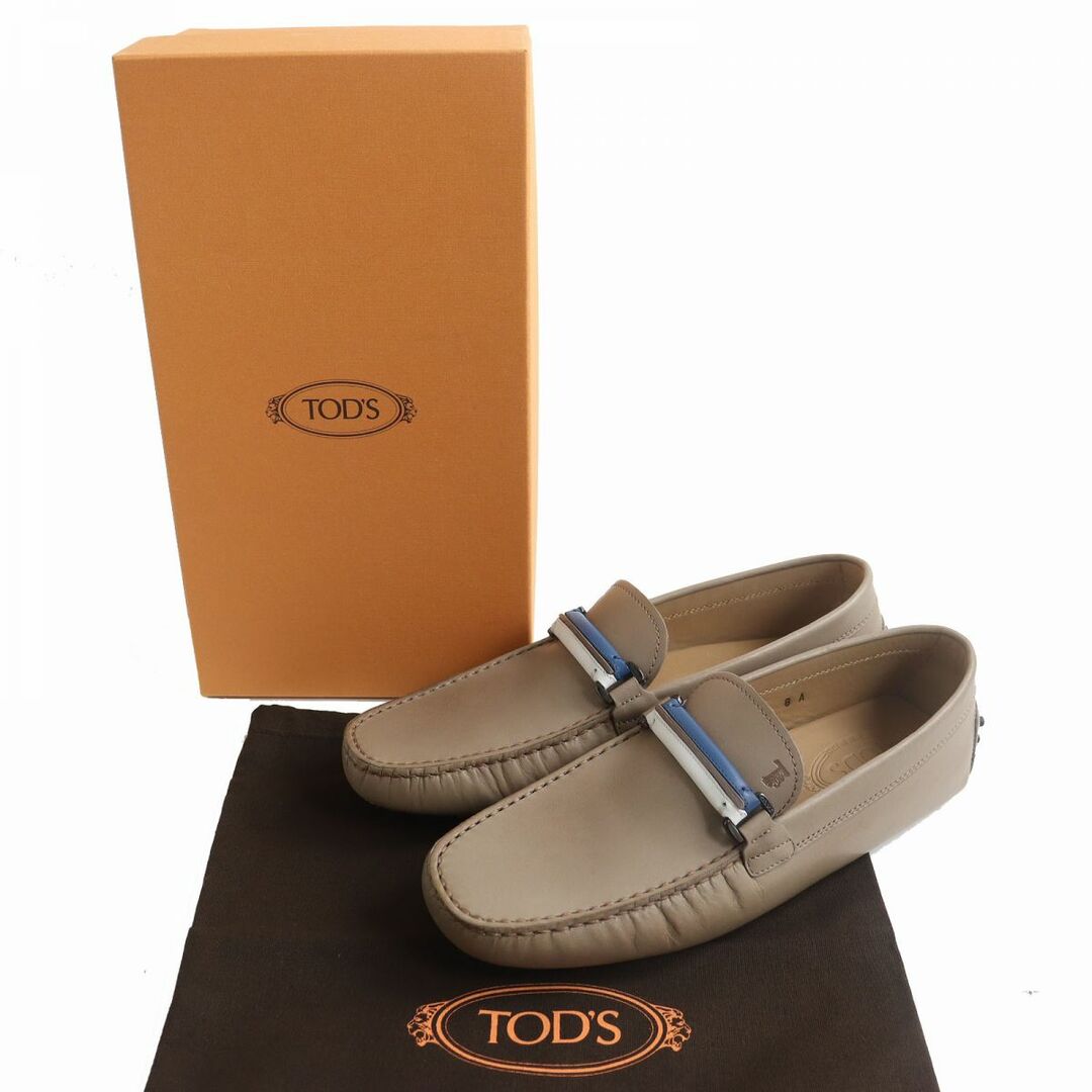 TOD'S - 未使用品△TOD'S トッズ ロゴ入り ストライプ ゴンミーニ