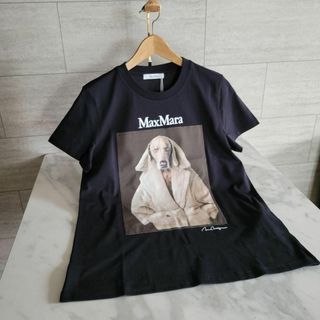 マックスマーラ MAX MARA Tシャツ MMDOG ピュアコットン クルーネック ジャージー ホワイト 19460323 0006 011WH