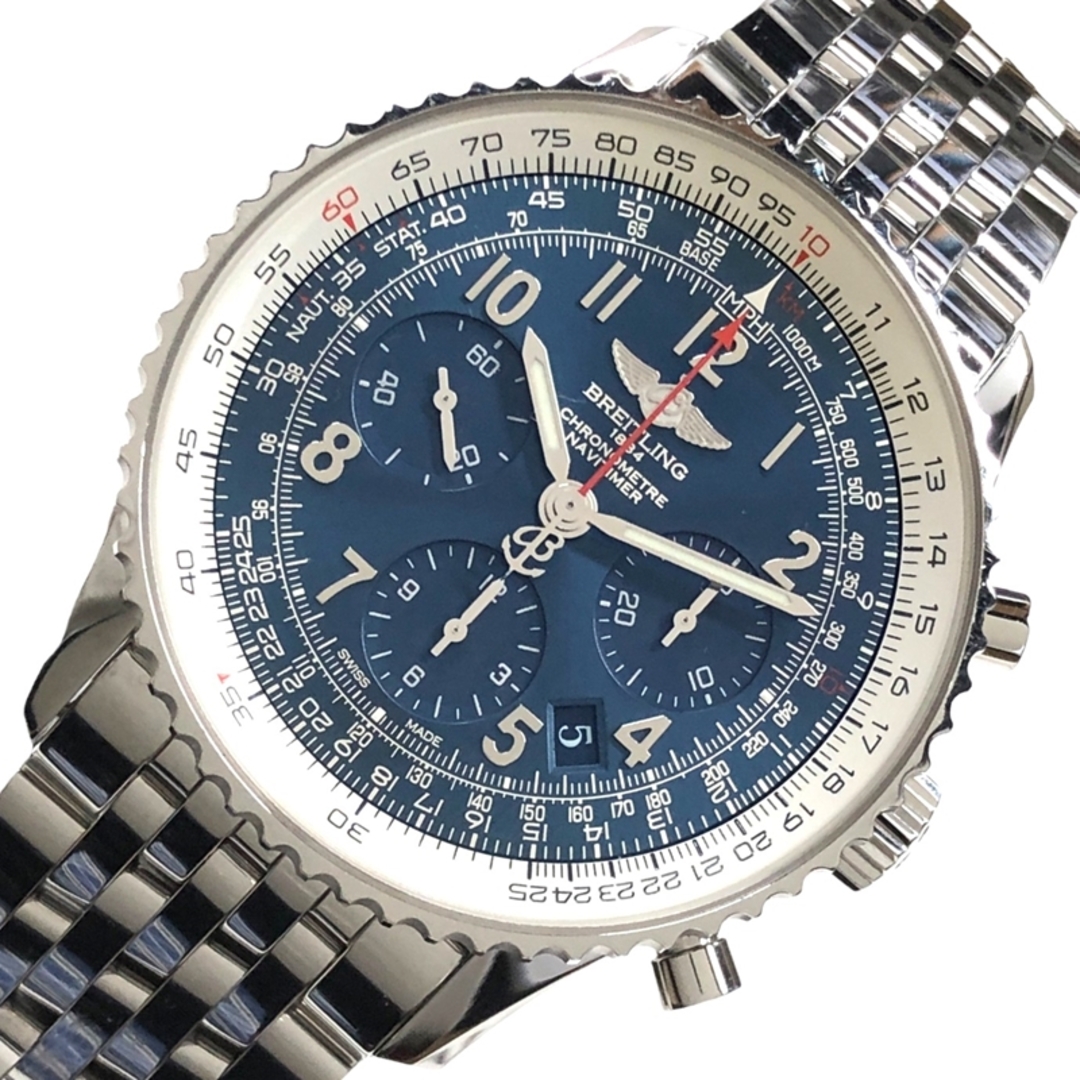 ブライトリング BREITLING ナビタイマー01　世界1000本限定 AB0121C4/C920 ネイビー ステンレススチール 自動巻き メンズ 腕時計