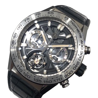 タグホイヤー(TAG Heuer)の　タグ・ホイヤー TAG HEUER カレラ　キャリバーホイヤー02T　160周年ジャパンリミテッドエディション CAR5A8D.EB0212  チタン メンズ 腕時計(その他)