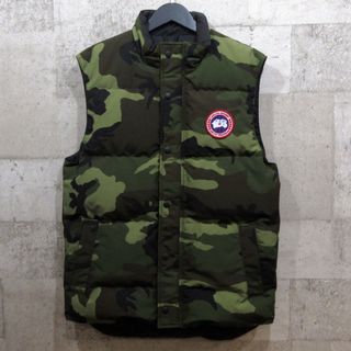 カナダグース(CANADA GOOSE)の新品 カナダグース ギャルソンベスト L ダウンベスト カモ柄 国内正規品 迷彩(ダウンベスト)