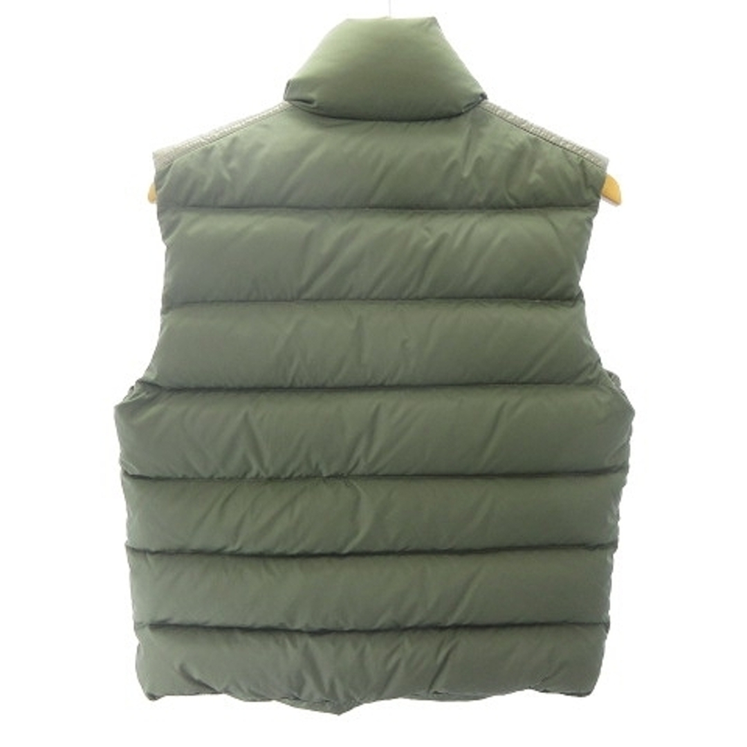 MONCLER CHEVAL GILET ダウンベスト カーキ サイズ0 約S