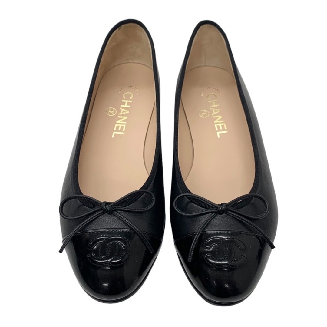シャネル CHANEL フラットシューズ 靴 シューズ レザー パテント シャネル CHANEL フラットシューズ 靴 シューズ レザー パテント