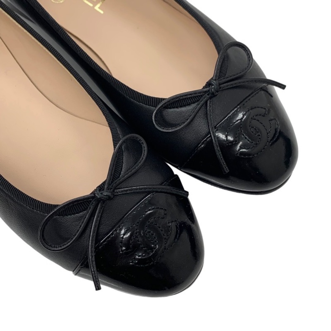 シャネル CHANEL フラットシューズ 靴 シューズ レザー パテント シャネル CHANEL フラットシューズ 靴 シューズ レザー パテント