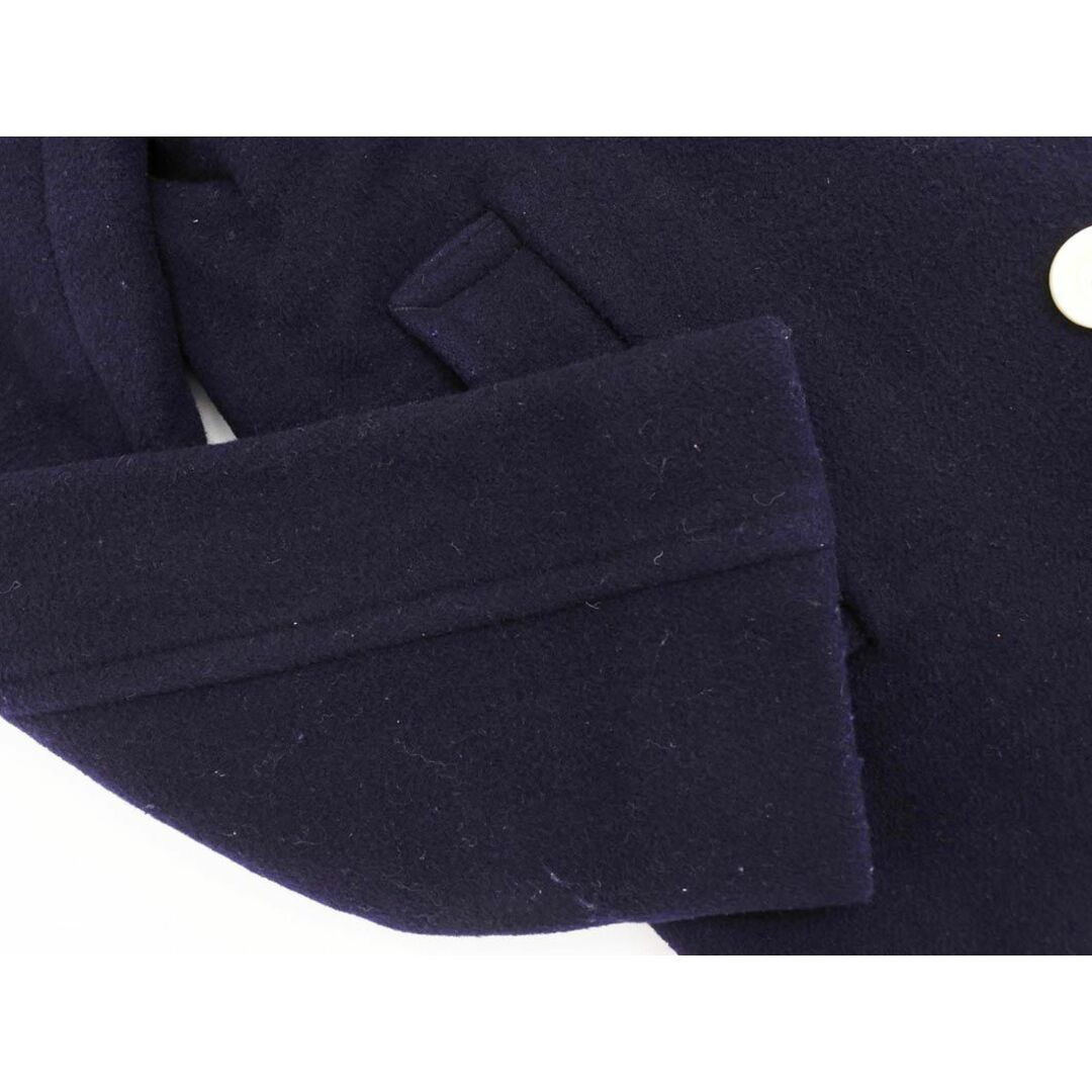 NIMES(ニーム)のnimes ニーム ウール混 ピー コート size0/紺 ◆■ レディース レディースのジャケット/アウター(ピーコート)の商品写真