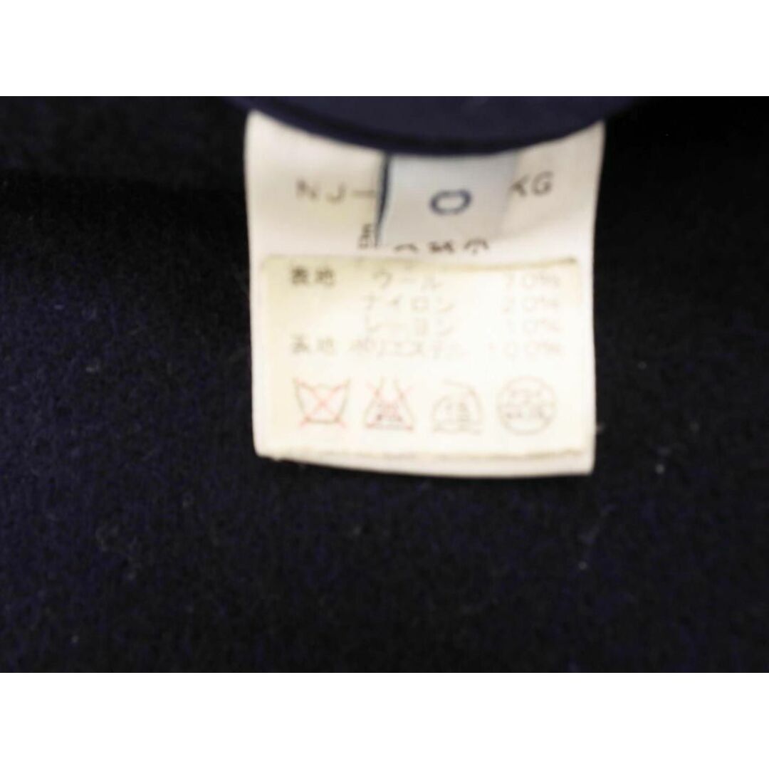 NIMES(ニーム)のnimes ニーム ウール混 ピー コート size0/紺 ◆■ レディース レディースのジャケット/アウター(ピーコート)の商品写真
