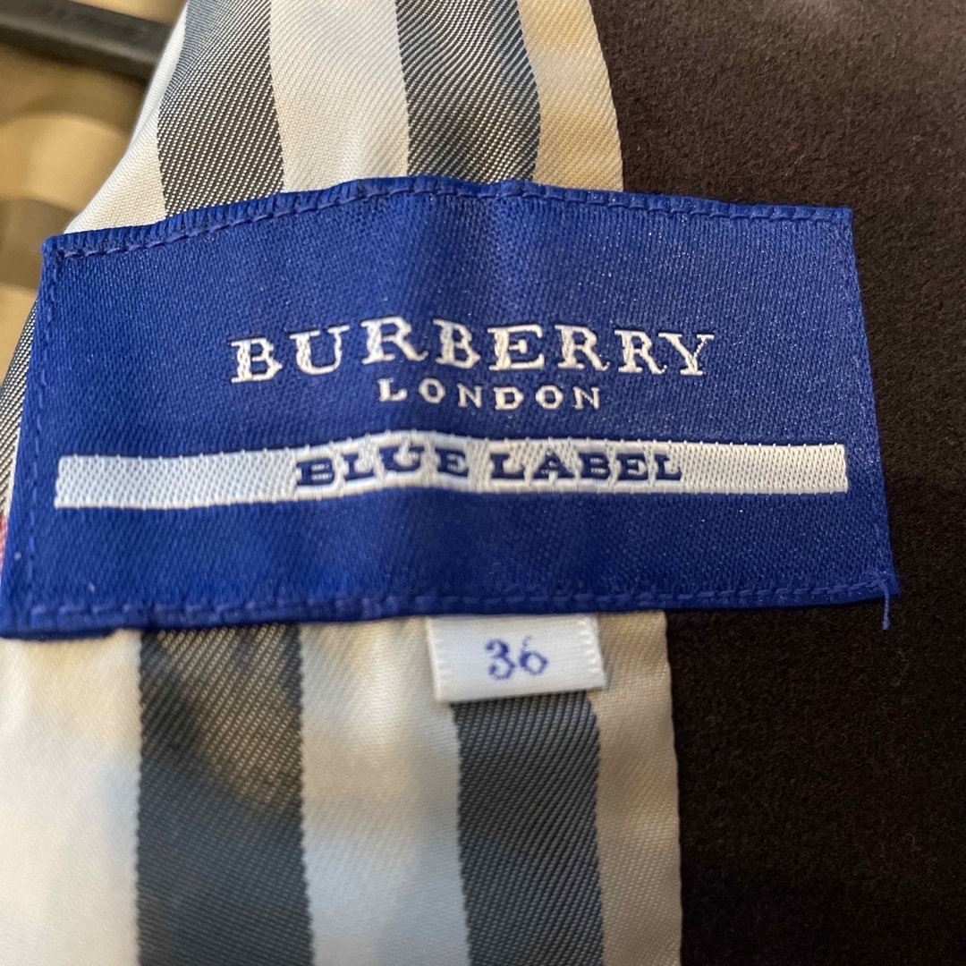 BURBERRY BLUE LABEL - バーバリー ショートコート レディース 36