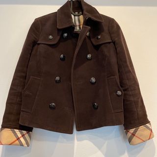 バーバリーブルーレーベル(BURBERRY BLUE LABEL)のバーバリー　ショートコート　レディース　36サイズ(その他)