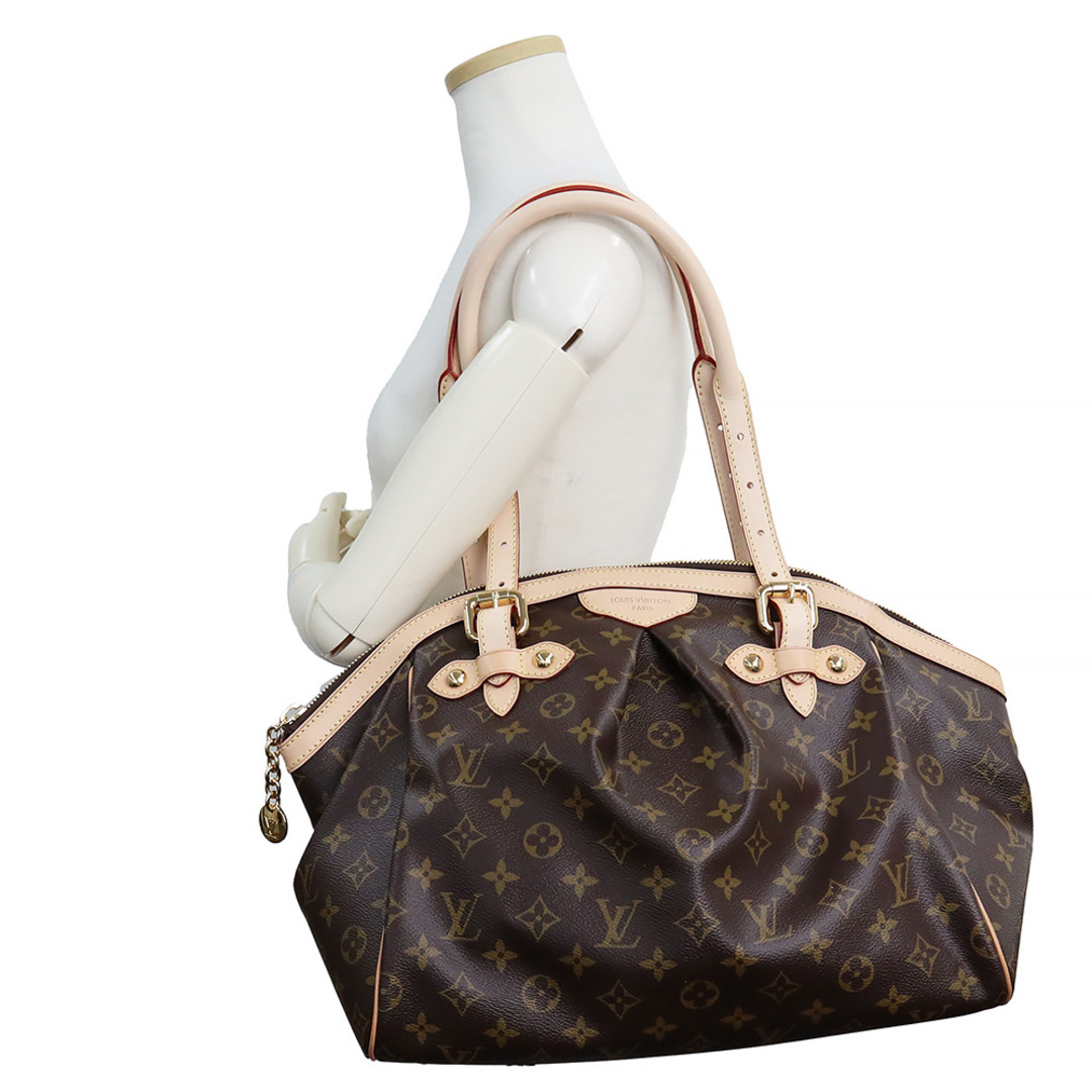 ルイ ヴィトン ティボリ GM ハンドバッグ モノグラム レザー ブラウン 茶 ゴールド金具 M40144 LOUIS VUITTON（新品・未使用品）