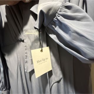 Her lip to - ハーリップトゥ Rocco Tie Satin Dressの通販 by shop