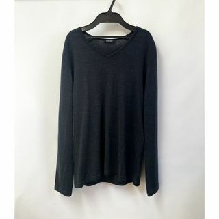 バーバリーブラックレーベル(BURBERRY BLACK LABEL)のBURBERRY バーバリー ブラックレーベル  V ロング TEE WOOL(ニット/セーター)