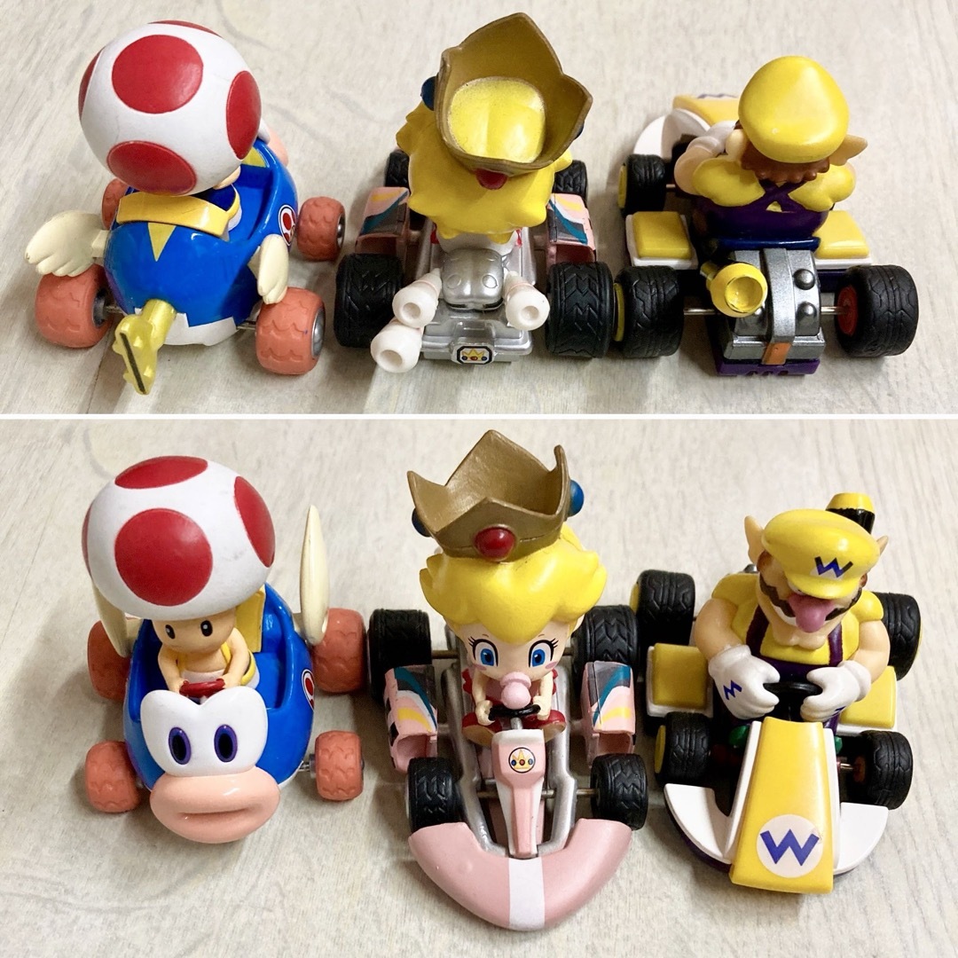 【貴重！マリオ！】フィギュア　おもちゃ　スーパーマリオ　プルバック　マリオカート