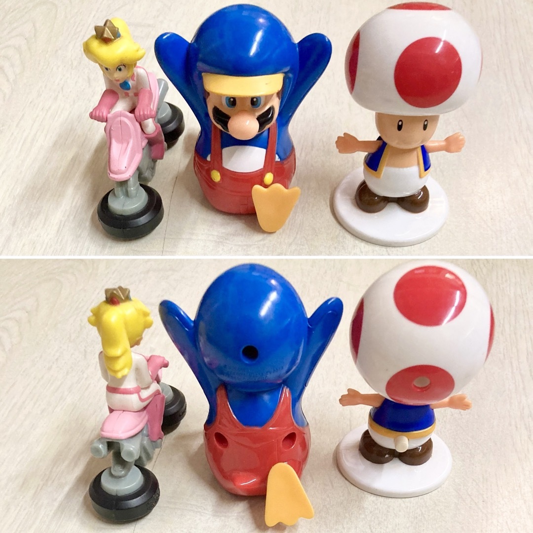 【貴重！マリオ！】フィギュア　おもちゃ　スーパーマリオ　プルバック　マリオカート